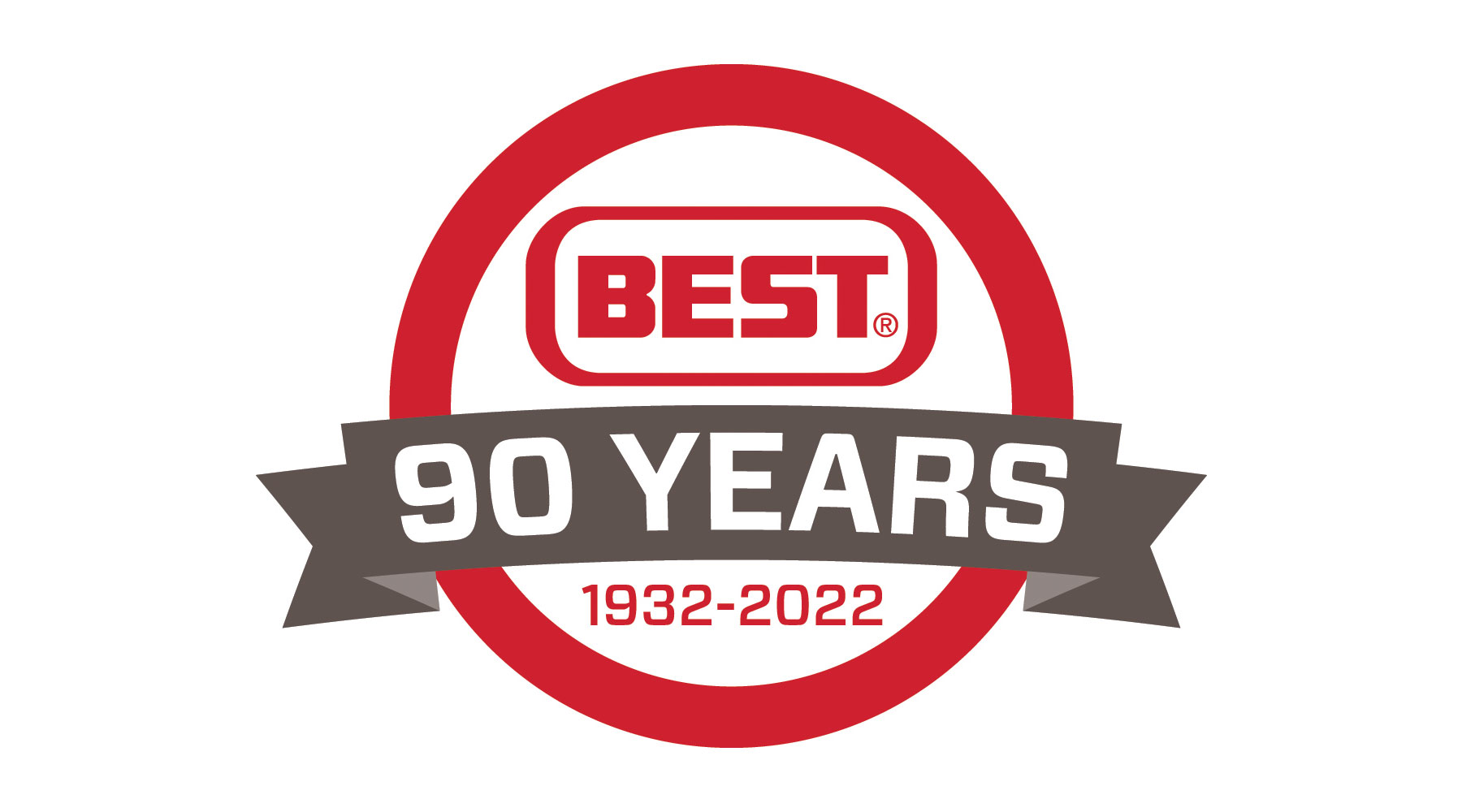 BEST 90 years logo