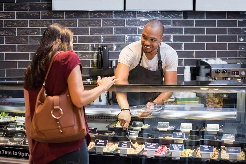 Customer at Deli Counter