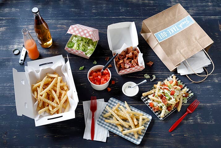 BLT Fries Kit Featuring Simplot Conquest® Delivery+® Clear Coated Crinkle Cut Fries