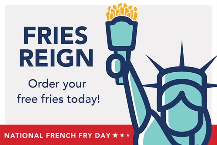 Lady Liberty_National Free Fry Day Logo