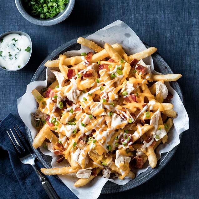 Chicken Bacon Ranch Poutine Recipe
