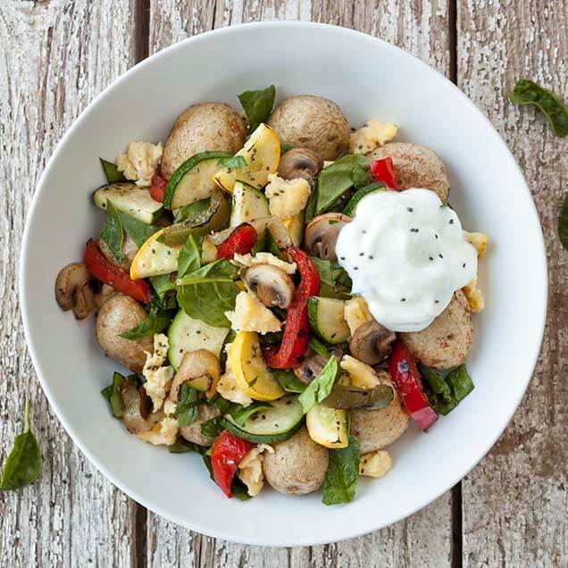 Country Garden Vegetable Bowl Recipe