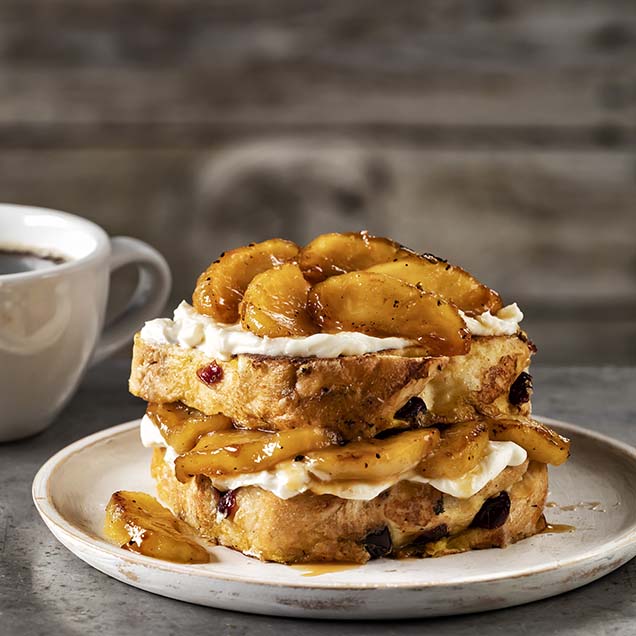 Stuffed French Toast with Roasted Fuji Apples Recipe