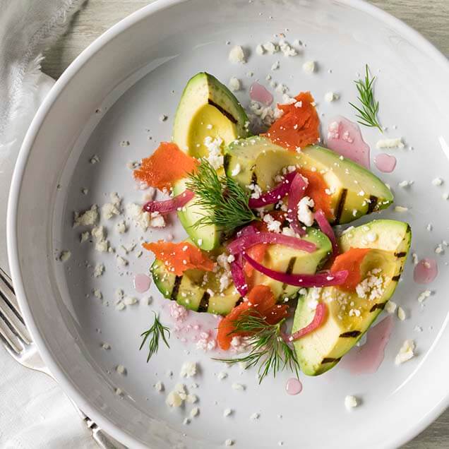 Grilled Avocado Salad Recipe