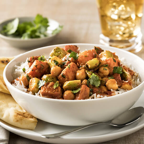 Helathcare Recipes Sweet Potato Avocado Curry