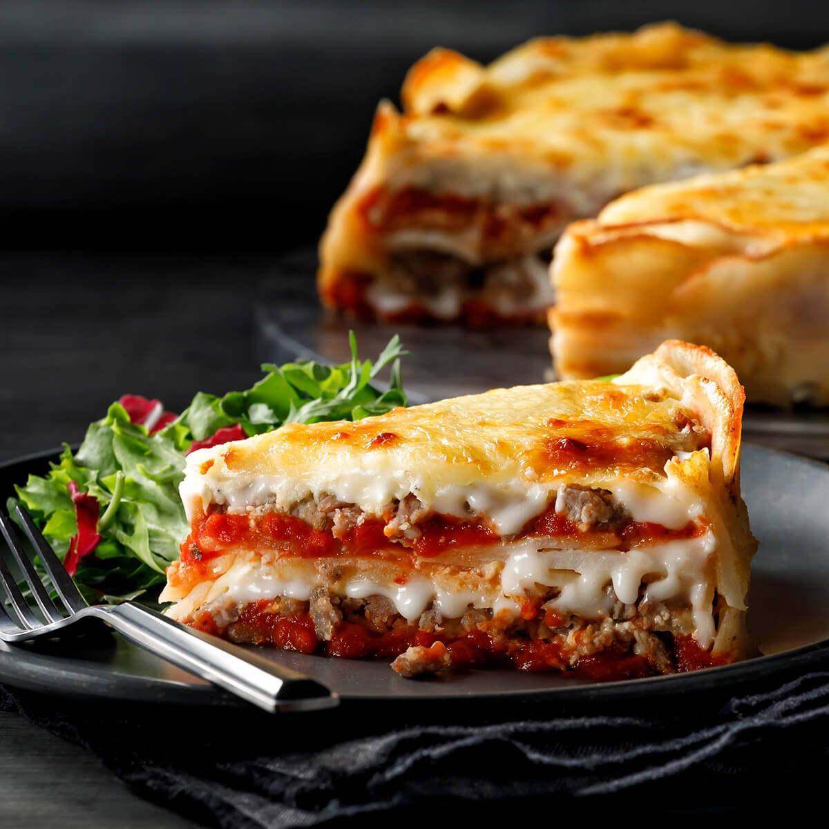 Zesty Italian Sausage Potato Lasagna Recipe Simplot Foods