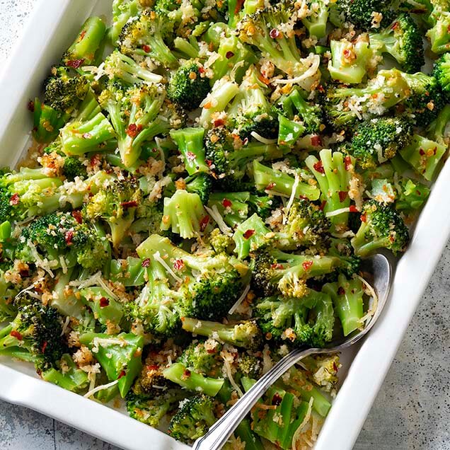 Roasted Broccoli With Parmesan And Panko Recipe Simplot Foods