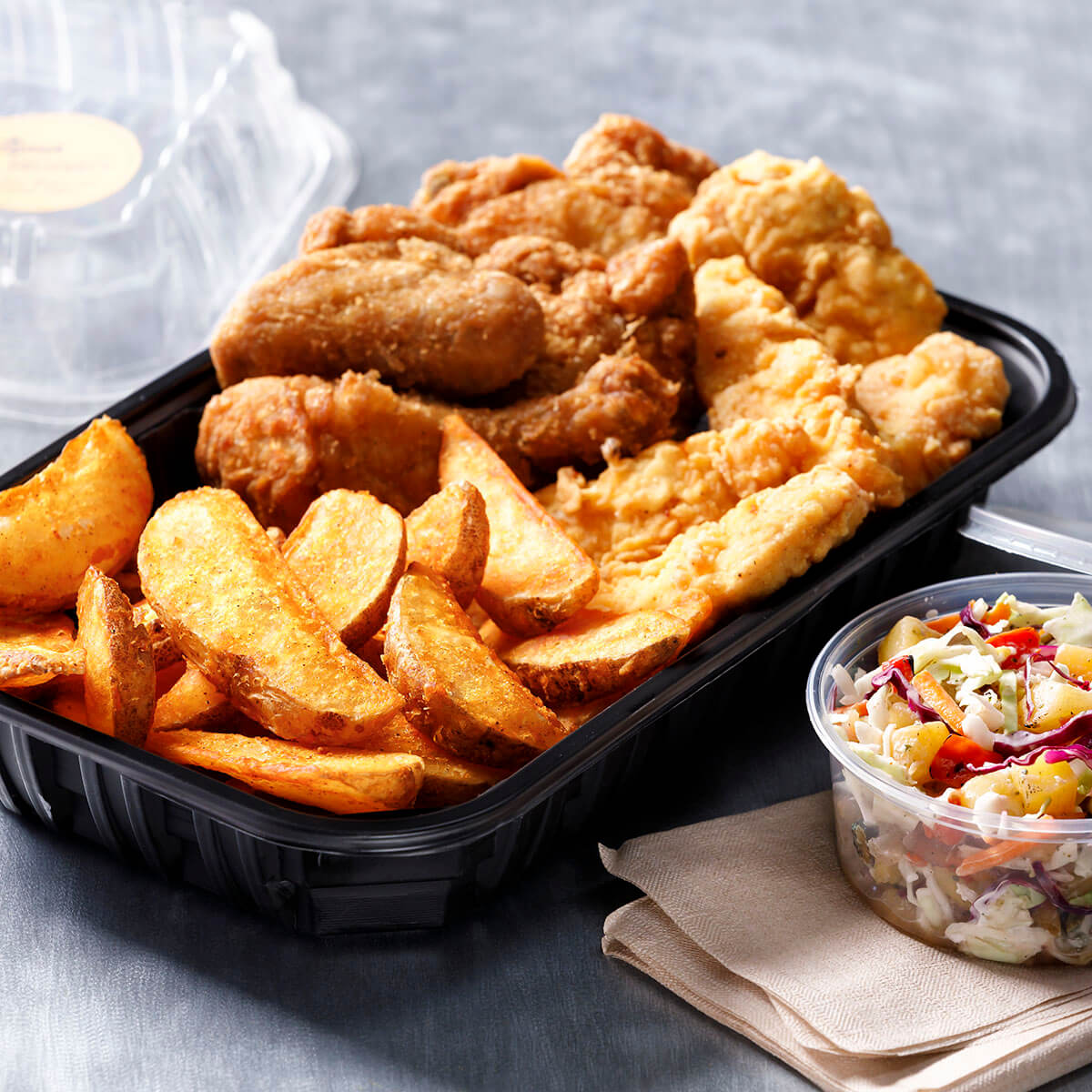 Crispy Wedge Fries Chicken and More Recipe