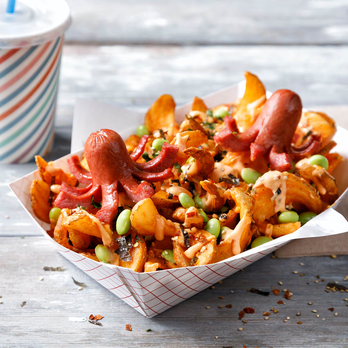 Korean Street Cart Fries Recipe | Simplot Foods-image