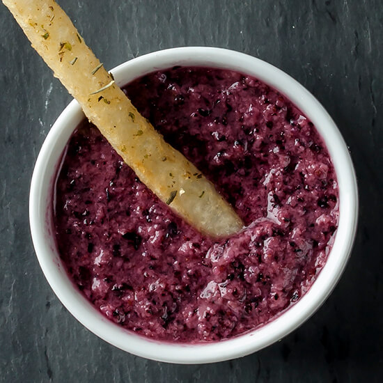 Blueberry ketchup
