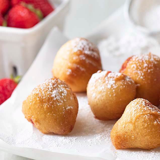 Strawberry Fritters Recipe