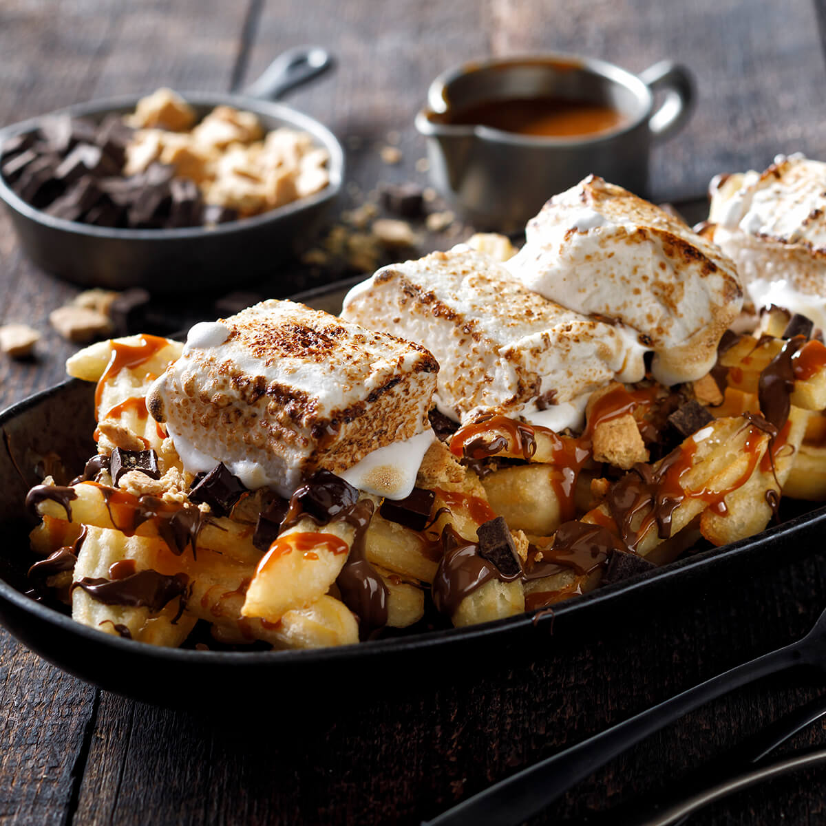 Hazelnut S'mores Fries Recipe