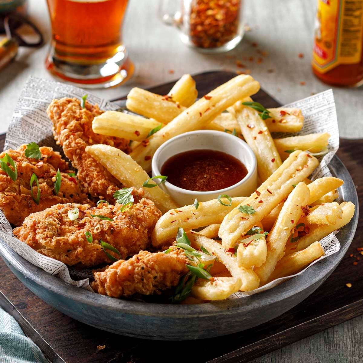 Vegan Fried Chicken with Hot Agave Recipe