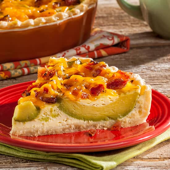Avocado Bacon Quiche Recipe Simplot Foods