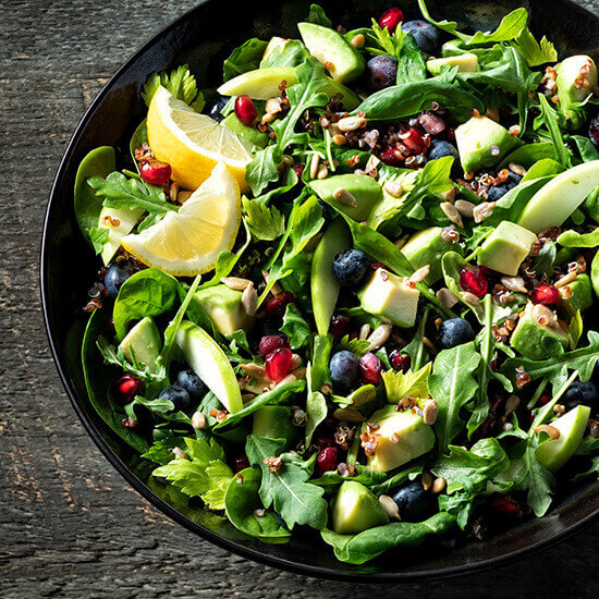 Avocado, Spinach and Arugula Salad Recipe Simplot Foods