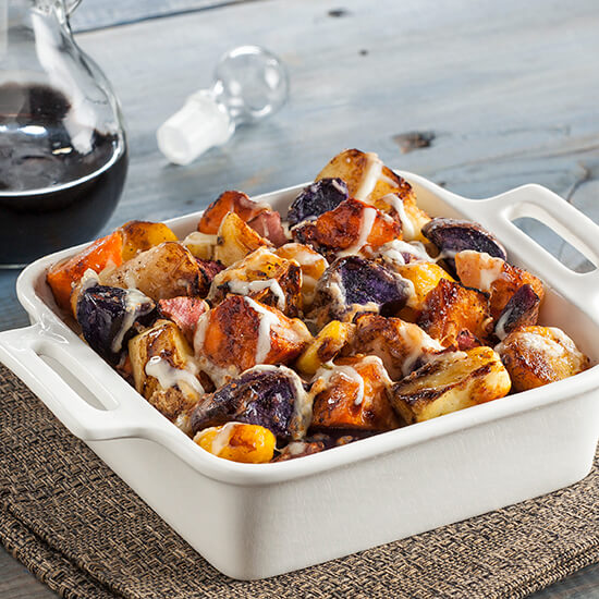 Balsamic Roasted Root Vegetables