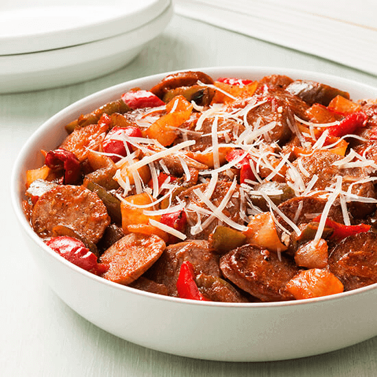 Italian Sausage and Pepper Onions Marinara