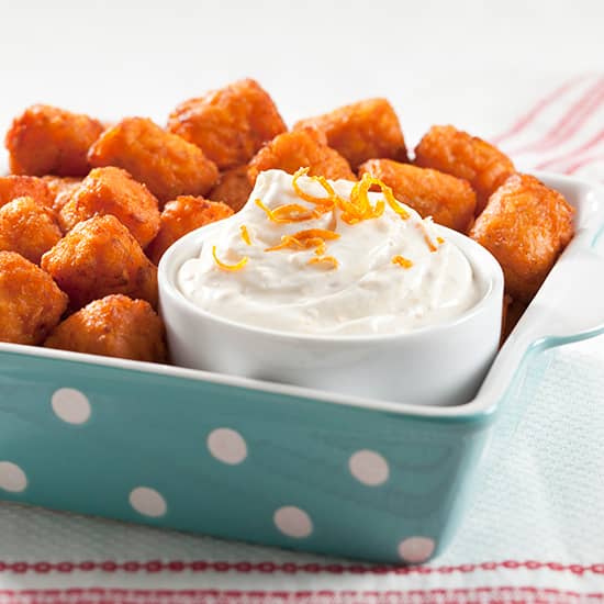 Sweet Marshmallow Orange Fluff Dip Recipe Simplot Foods