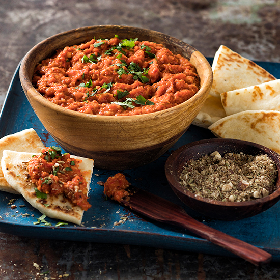 Roasted Red Pepper Hummus