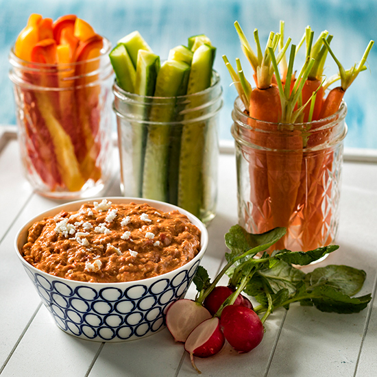 Roasted Red Pepper Feta Dip