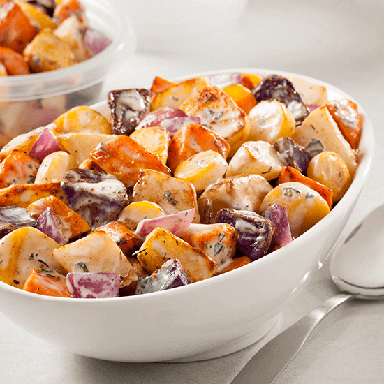 Roasted Root Vegetables in Butter Sauce