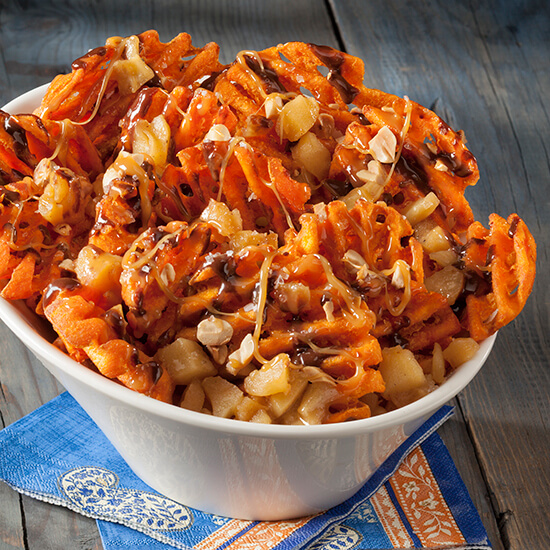 Salted Caramel Apple Poutine Recipe Simplot Foods