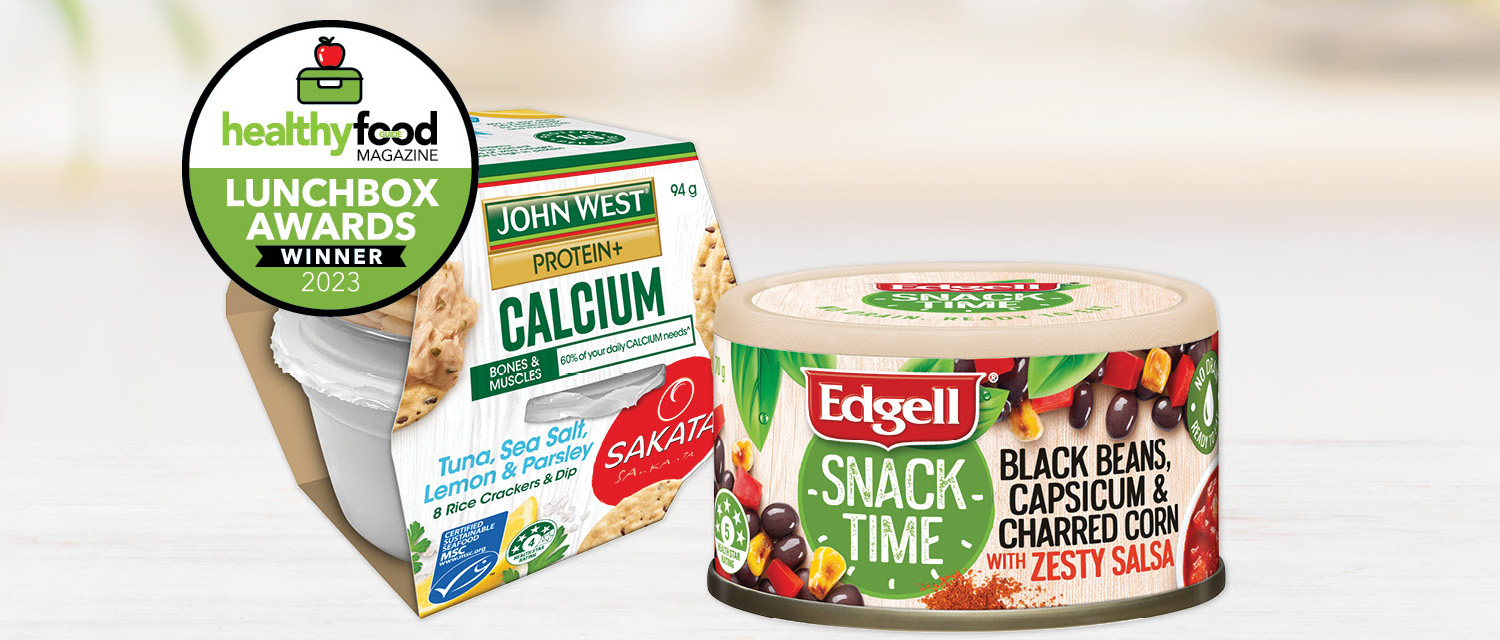 Edgell and John West products recognised in Healthy Food Guide’s Lunchbox Awards 2023