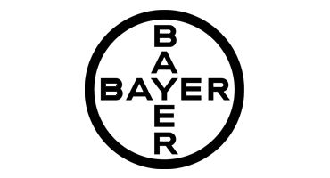 Graphic of Bayer brand logo.