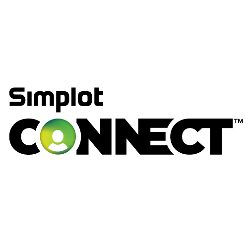 Image of color logo for the Simplot Connect ebusiness software platform.