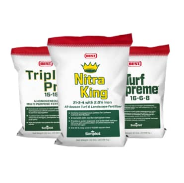 NitraKing, Turf Supreme and Triple Pro bags