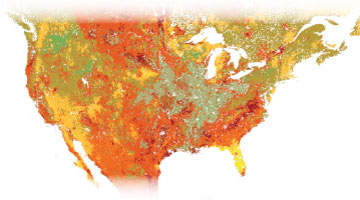 Map of US soils