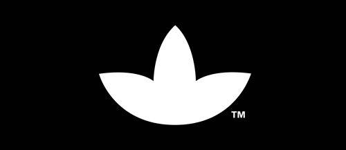 Simplot White Solid Leaf Logo