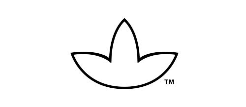 Simplot Black Outline Leaf Logo