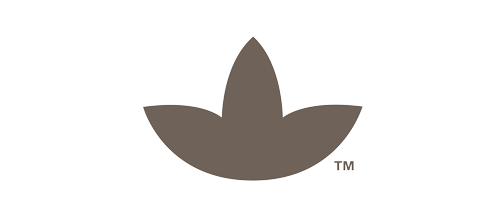 Simplot Gray Solid Leaf Logo