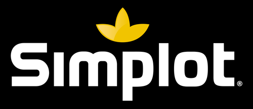 White/Gold 3D (Reversed) Simplot Logo
