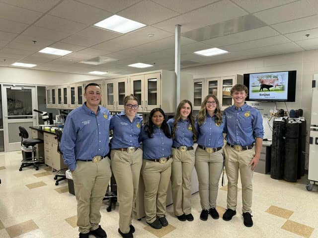 FFA Officers visiting Simplot Animal Sciences in Kuna