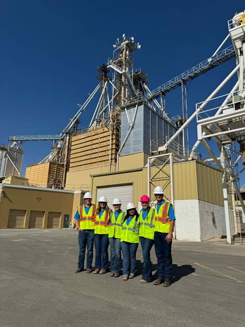FFA Officers visiting the Don Plant