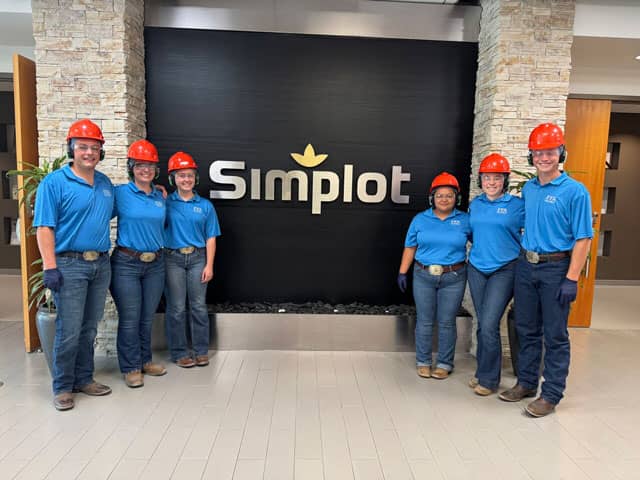 FFA Officers at the Idaho Plant