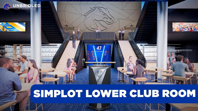Simplot Lower Club Room at Boise State's Alberstons Stadium