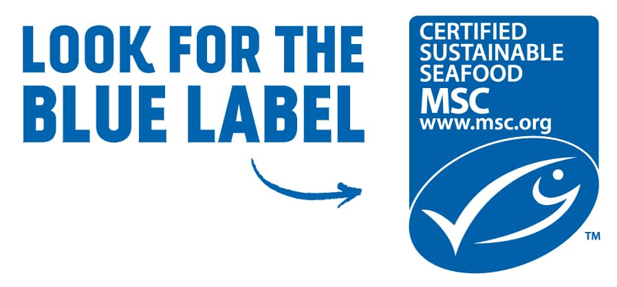 MSC Logo - Look for the Blue Label