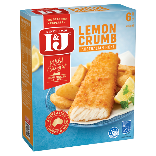 I&J Lemon Crumb 9x425g