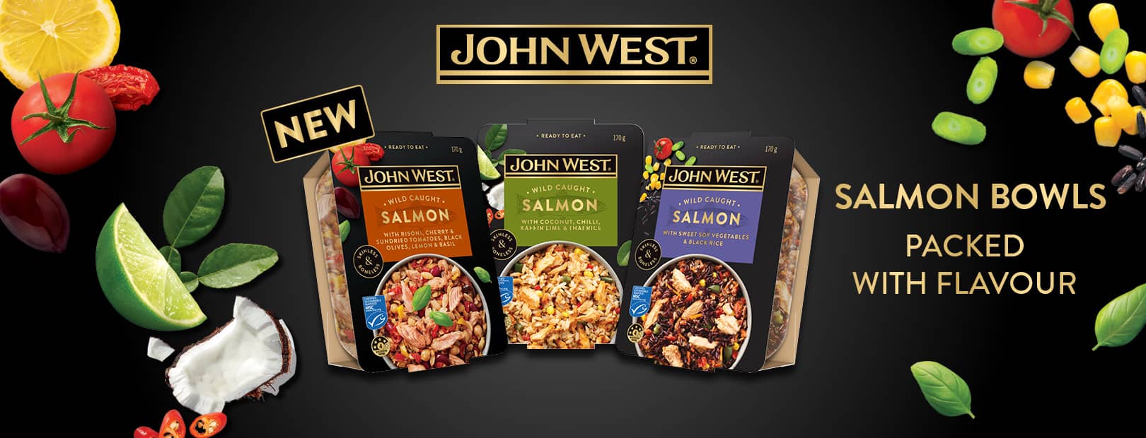 John West Salmon Bowls