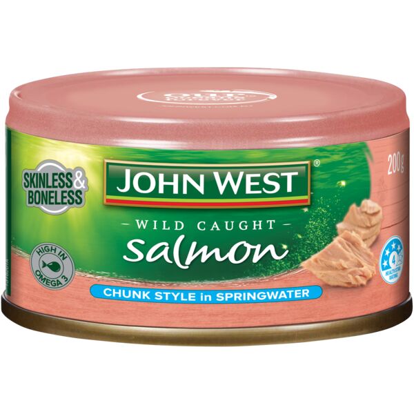 John West Skinless and Boneless Salmon in Springwater 200g John West