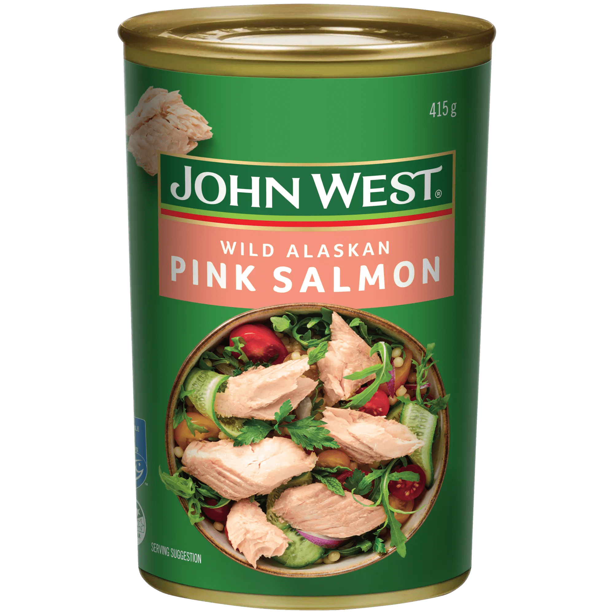 John West Wild Alaskan Pink Salmon 415g