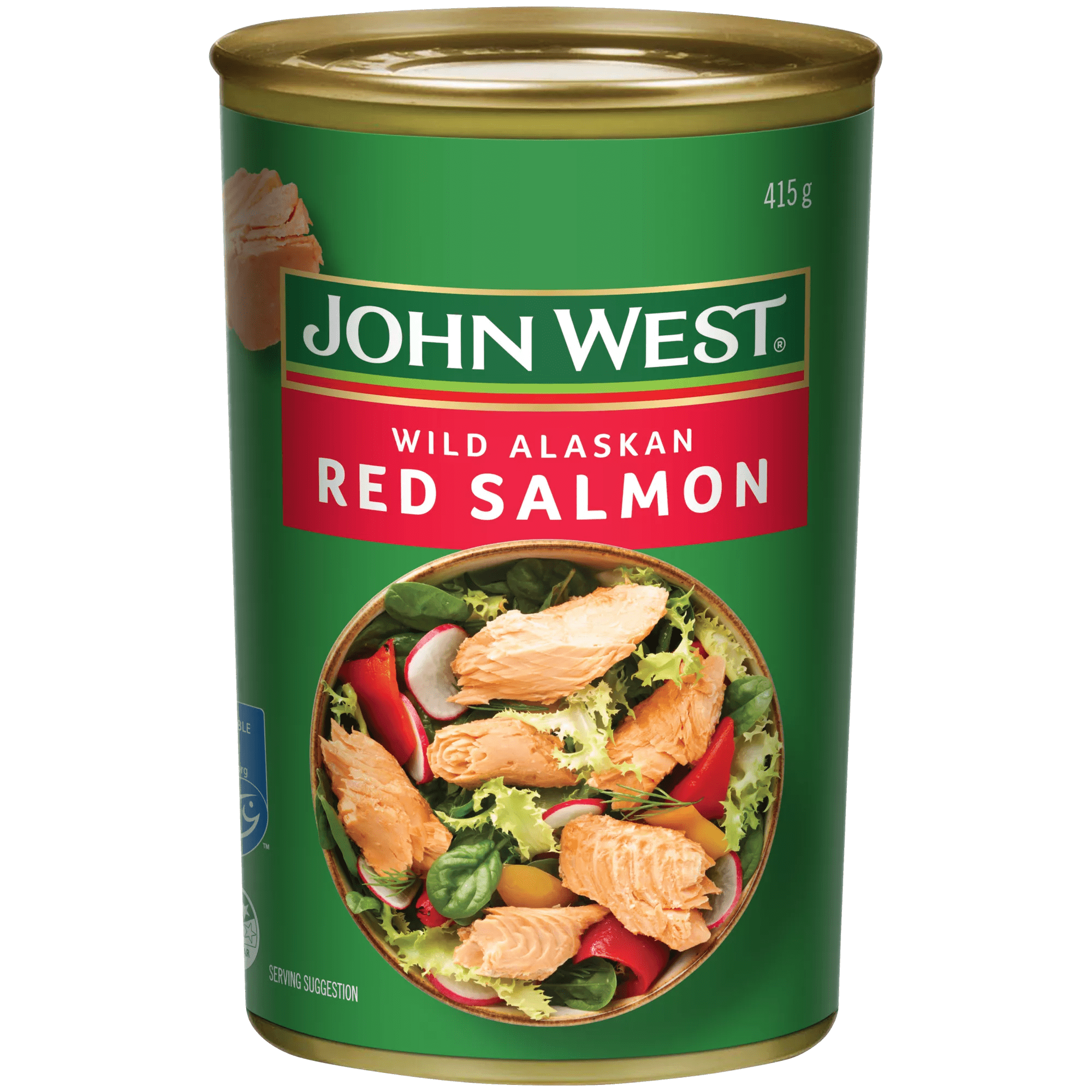 John West Wild Alaskan Red Salmon 415g