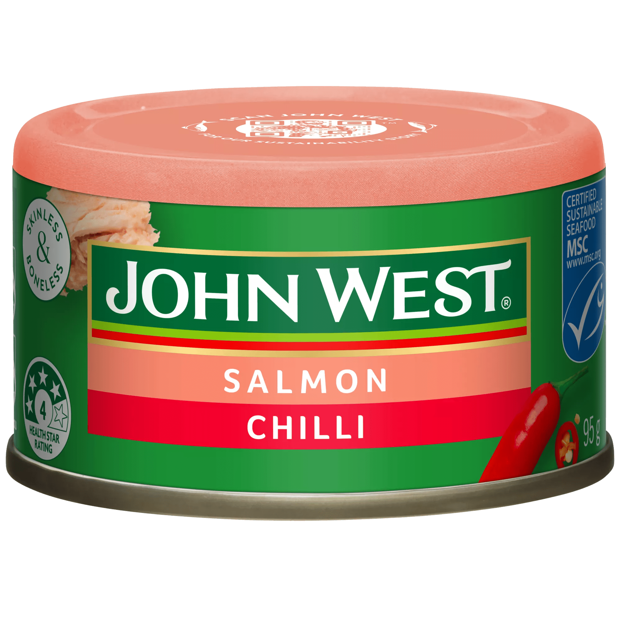 John West Salmon Tempters  - Chilli 12x95g