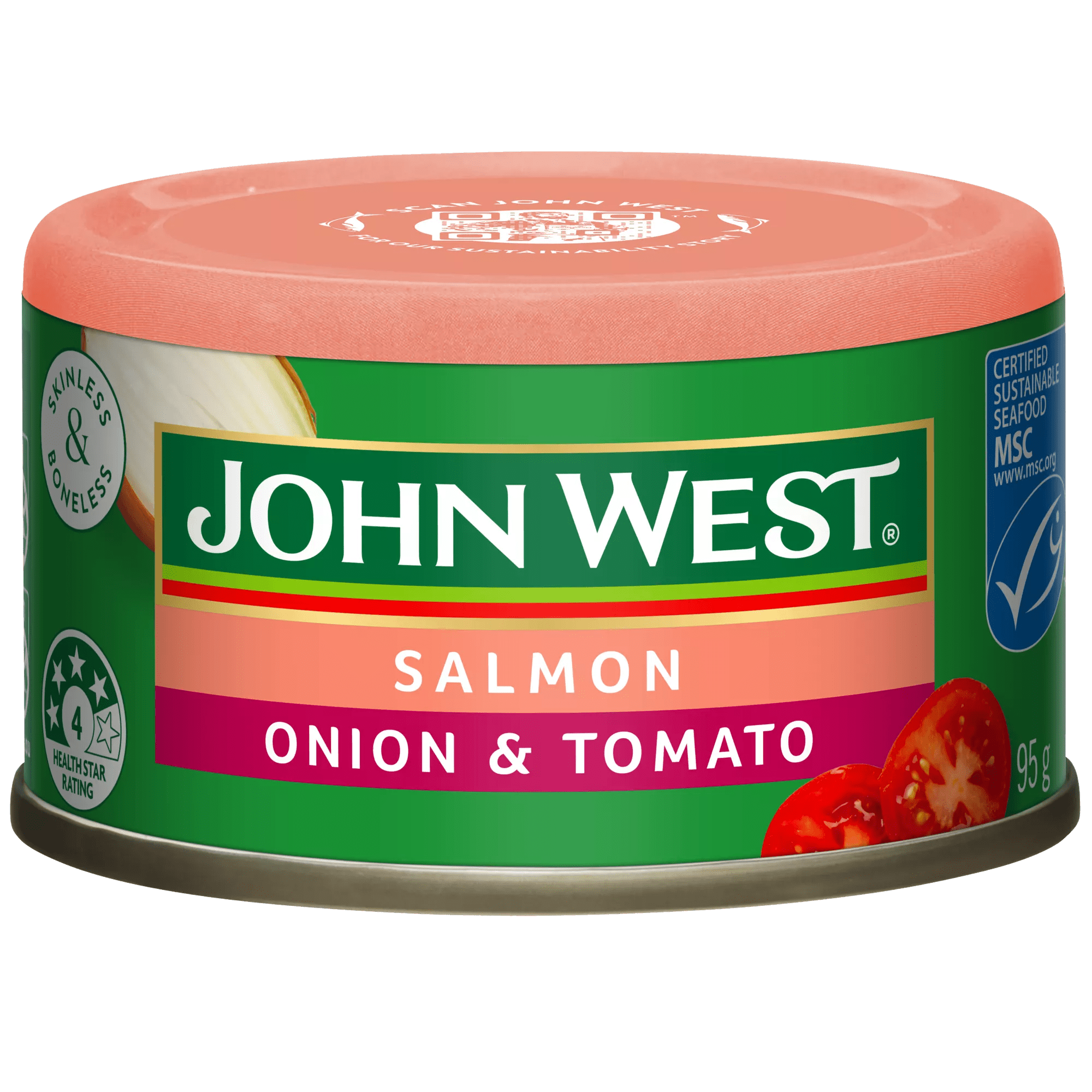 John West Salmon Tempters Tomato & Onion 12x95g