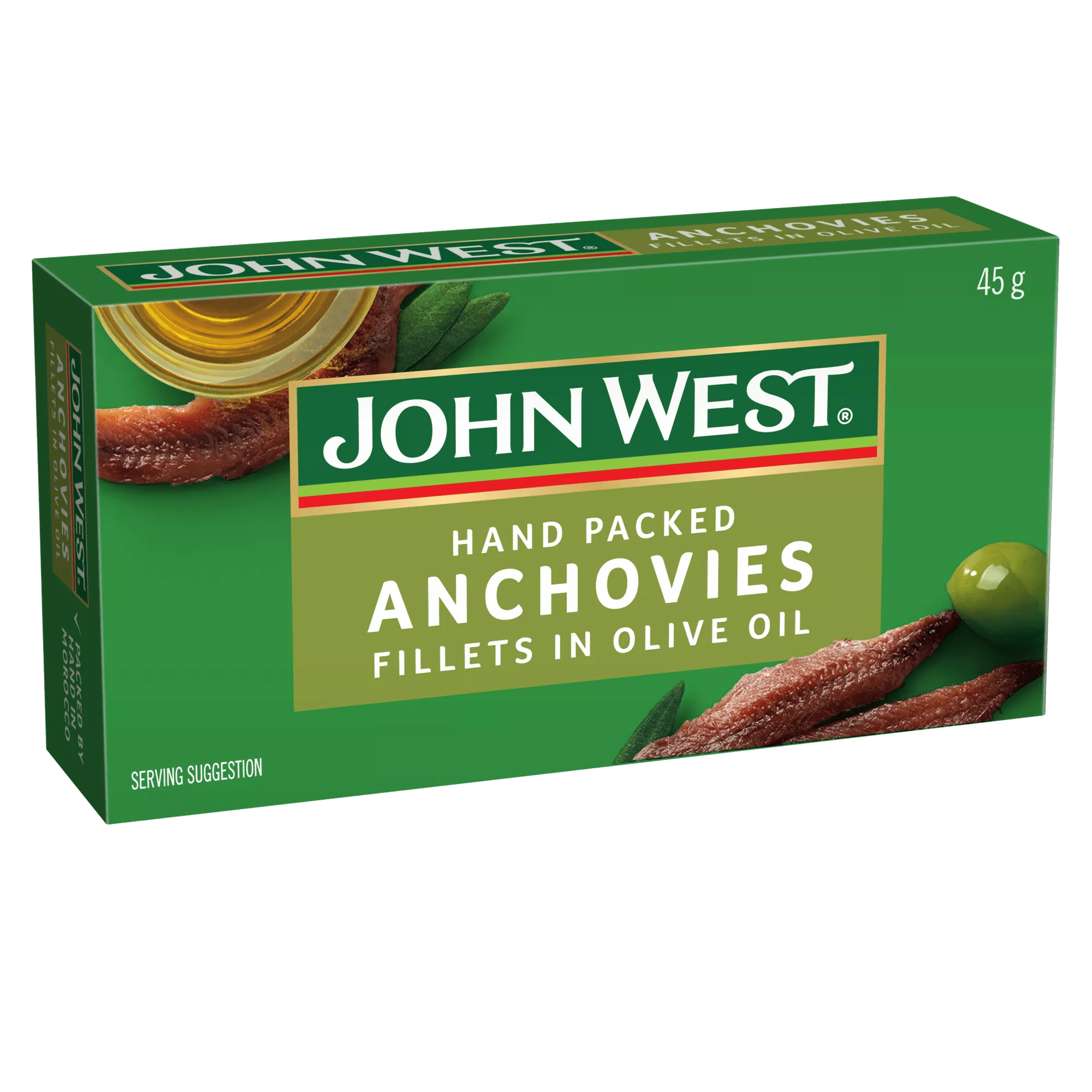 John West Moroccan Anchovies in Olive Oil 45g