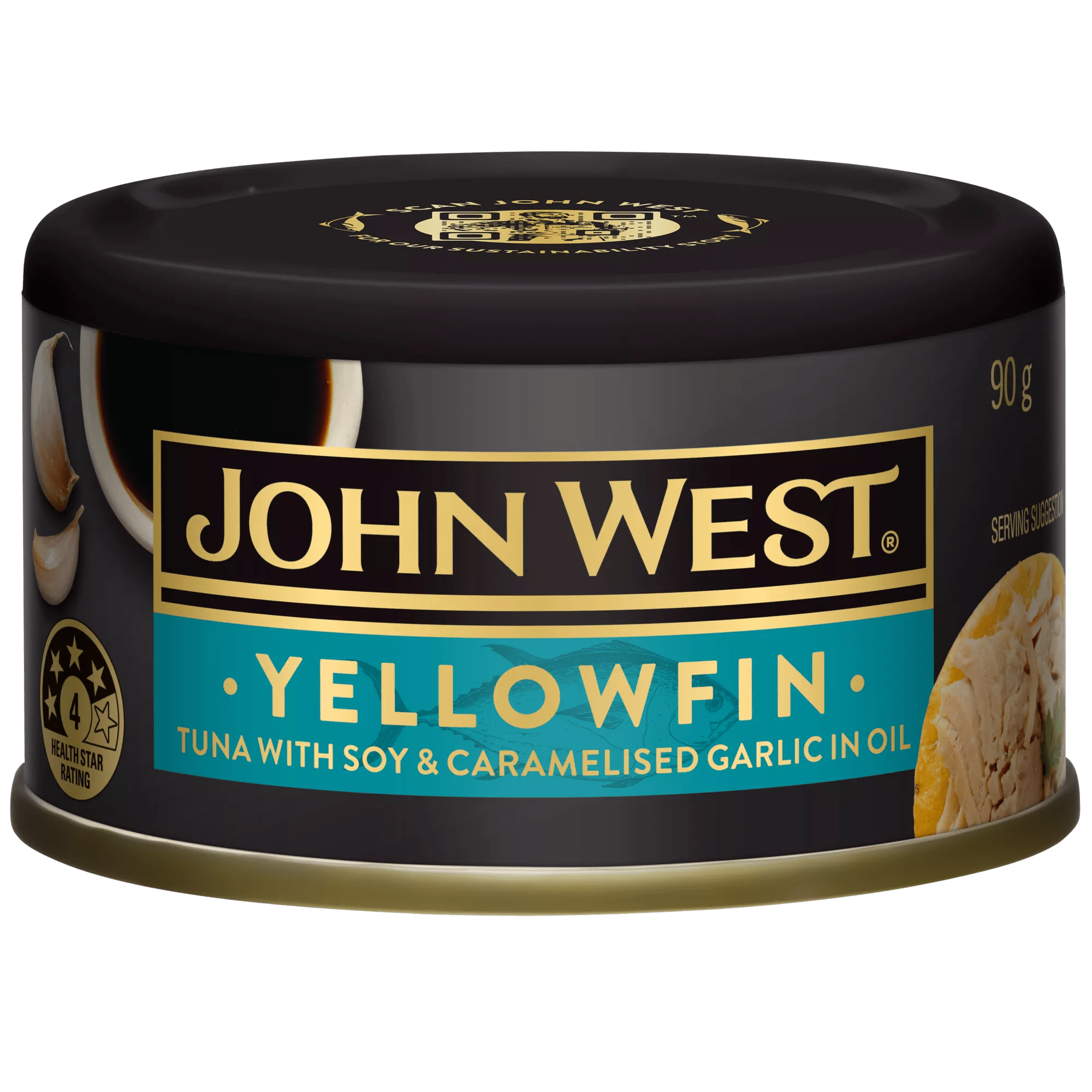 John West Yellowfin Tuna Soy Garlic & Ginger12x90g               