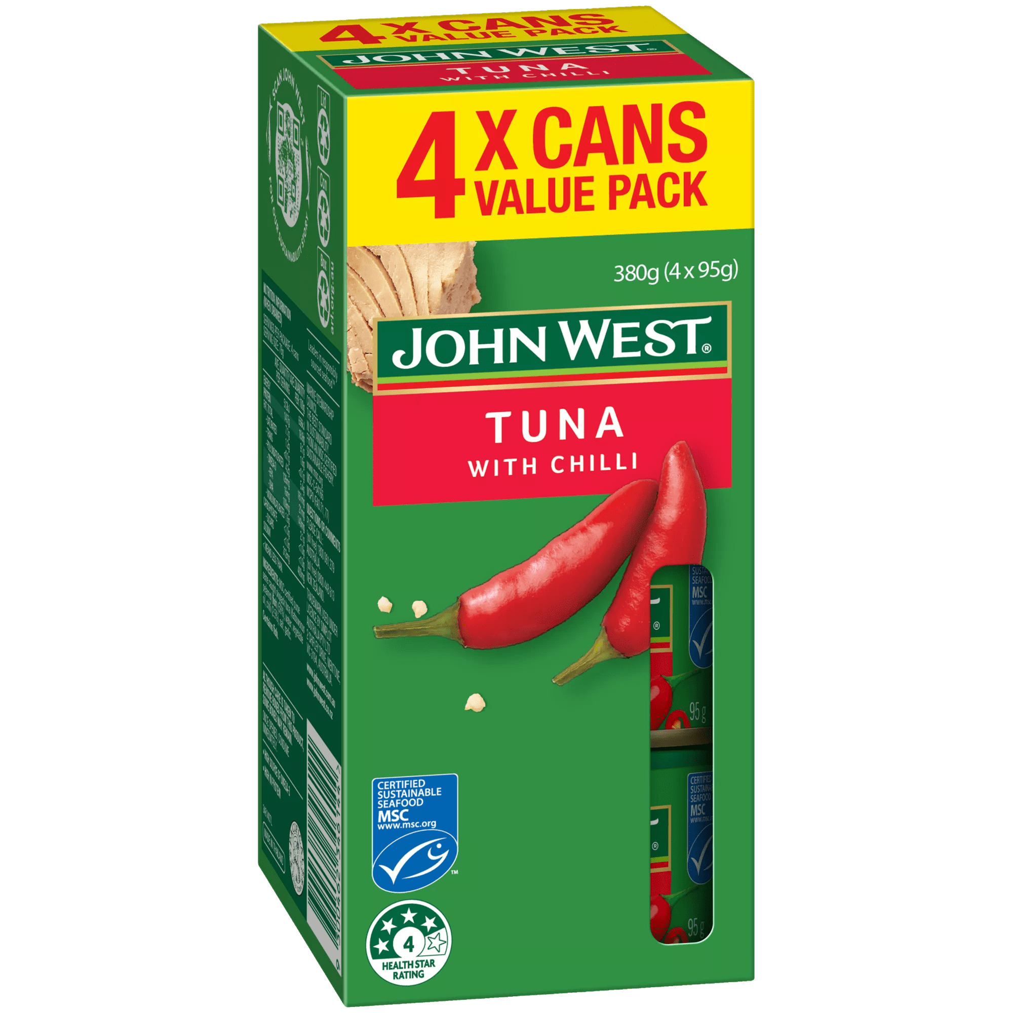 John West Tuna Chilli Multipack 6x4x95g